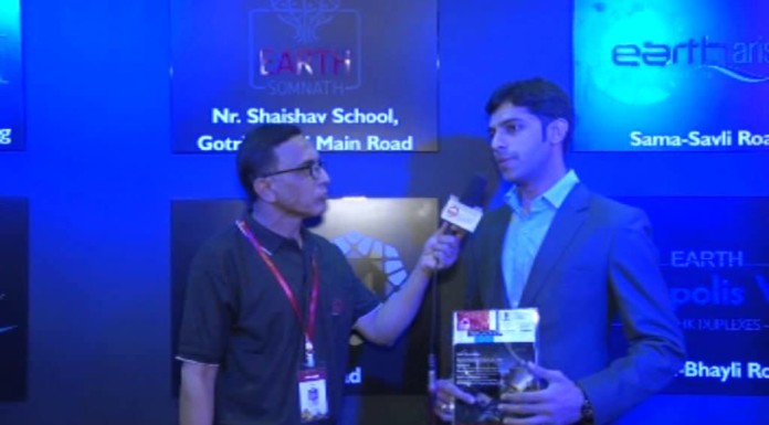 An Interview of Earth Group at CREDAI Vadodara Property Carnival on 10th Jan, 2016