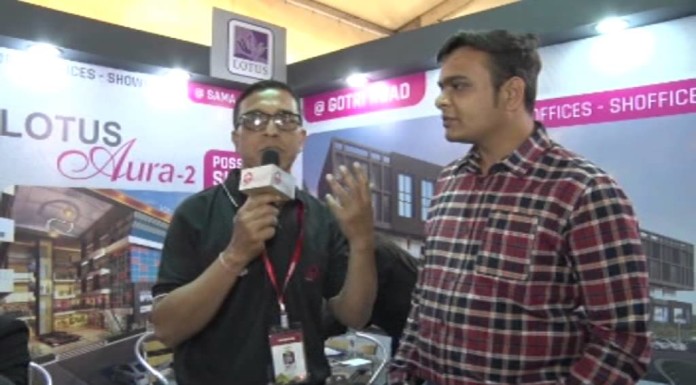An Interview of Lotus Group at CREDAI Vadodara Property Carnival on 10th Jan, 2016