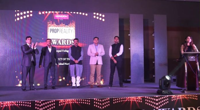 Winner of Prop Reality Real Estate Awards 2017-SAMPAD FOLIAGE, SAMPAD GROUP, AHMEDABAD.