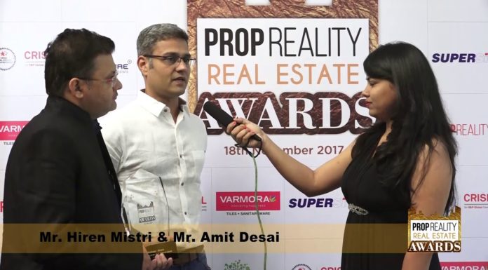 PROPREALITY REAL ESTATE AWARD SHOW:- An Interview of MR.AMIT DESAI,PRATHAM GROUP,VADODARA.