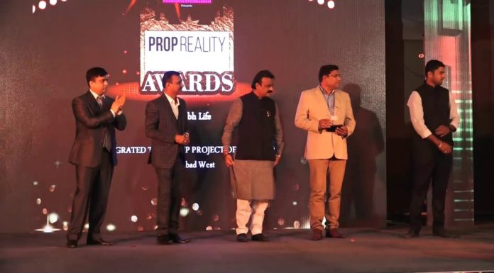 Winner of Prop Reality Real Estate Awards 2017- PRARAMBH LIFE, PRARAMBH GROUP, AHMEDABAD.