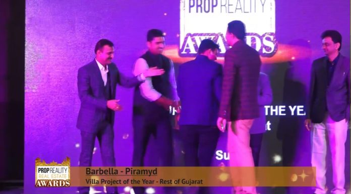 Winner of Prop Reality Real Estate Awards 2017-PIRAMYD GROUP, SURAT.