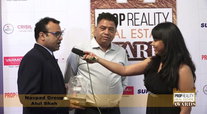 PROPREALITY REAL ESTATE AWARD SHOW:- An Interview of MR.ATUL SHAH, NAVPAD GROUP, AHMEDABAD.