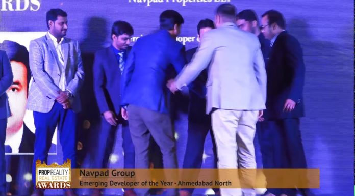 Winner of Prop Reality Real Estate Awards 2017-NAVPAD HELLIOS,NAVPAD GROUP,AHMEDABAD.