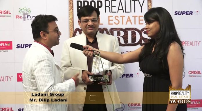 PROPREALITY : -AT PROPREALITY REAL ESTATE AWARD SHOW, An Interview of- LADANI GROUP RAJKOT