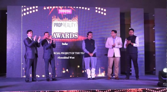 Winner of Prop Reality Real Estate Awards 2017- STELLAR, SUVIDHA PROJECTS, AHMEDABAD.