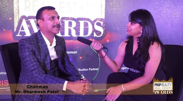 PROPREALITY REAL ESTATE AWARD SHOW: – An Interview of MR. DHARMESH PATEL,CHAIRMAN OF REFUTURE .