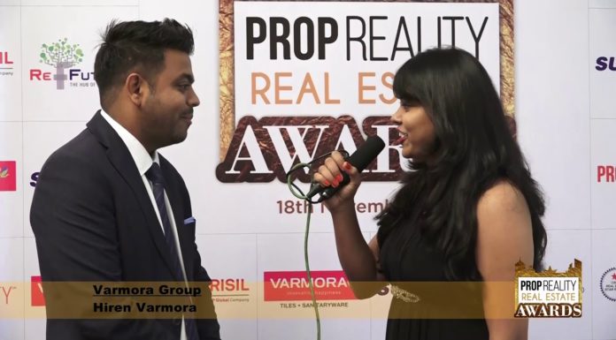 PROPREALITY REAL ESTATE AWARD SHOW:- An Interview of MR. HIREN VARMORA ,VARMORA GROUP,AHMEDABAD.