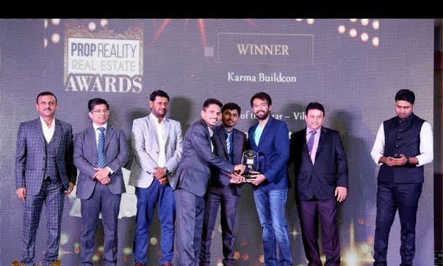 Winner of Prop Reality Real Estate Awards 2017 – BLUE LOTUS PROPERTIES, AHMEDABAD.