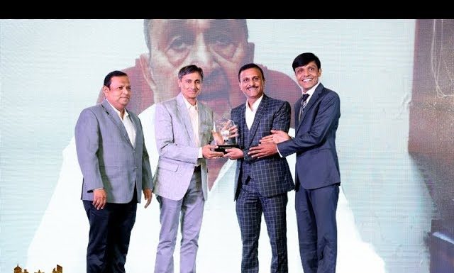 Prop Reality Real Estate Awards 2017 – Mr. Anil Bakeri accepted Life time Achievement Award
